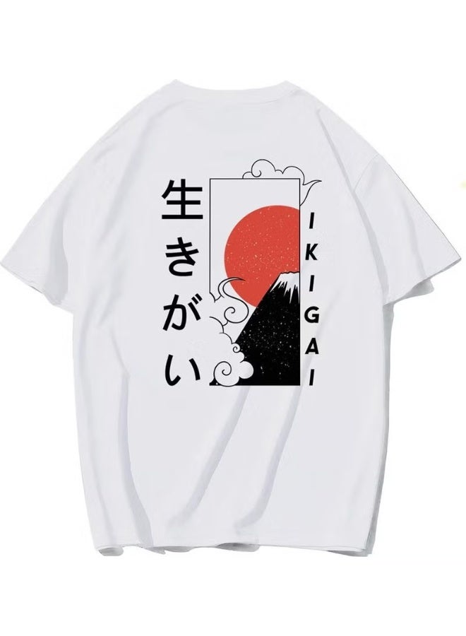 BRZ Collection Oversize Japanese Ikigai T-Shirt - Image 1